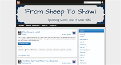 Desktop Screenshot of fromsheeptoshawl.com